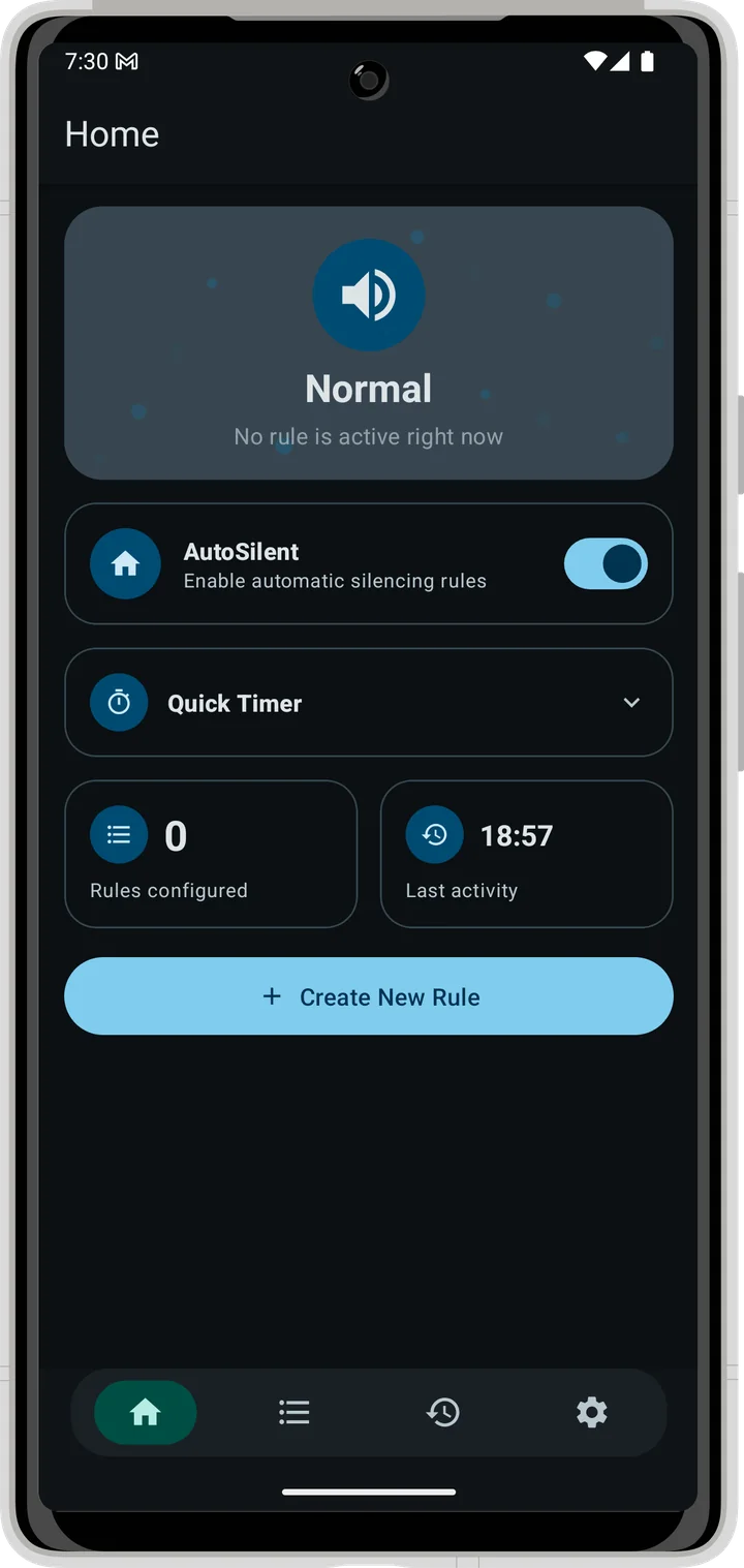Screenshot of AutoSilent