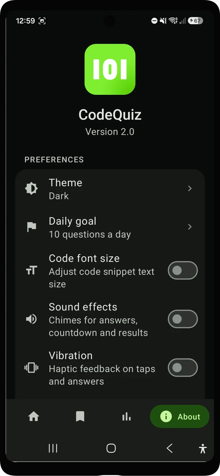CodeQuiz screenshot 4 of 8