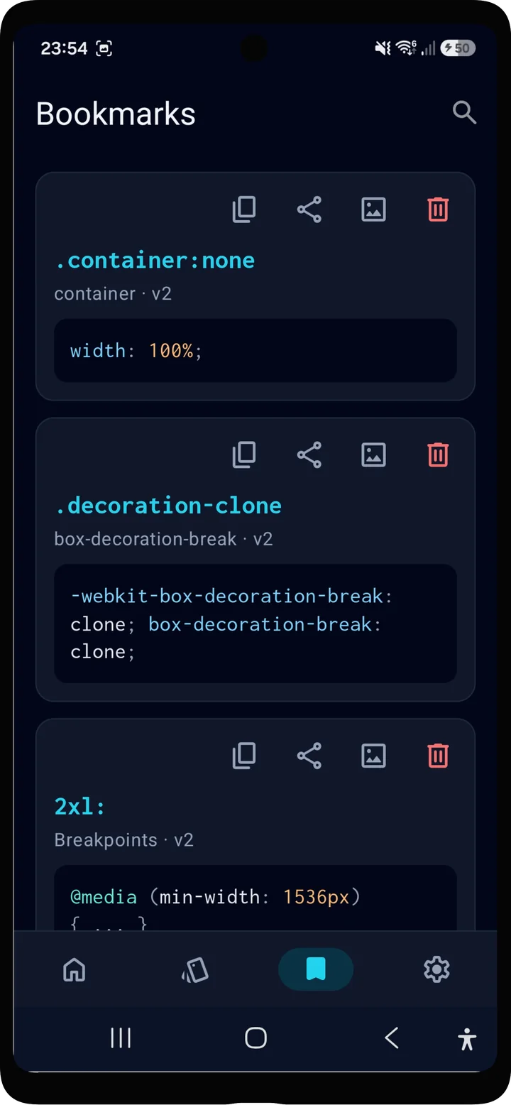 Cheat Sheet for Tailwind CSS screenshot 5 of 7